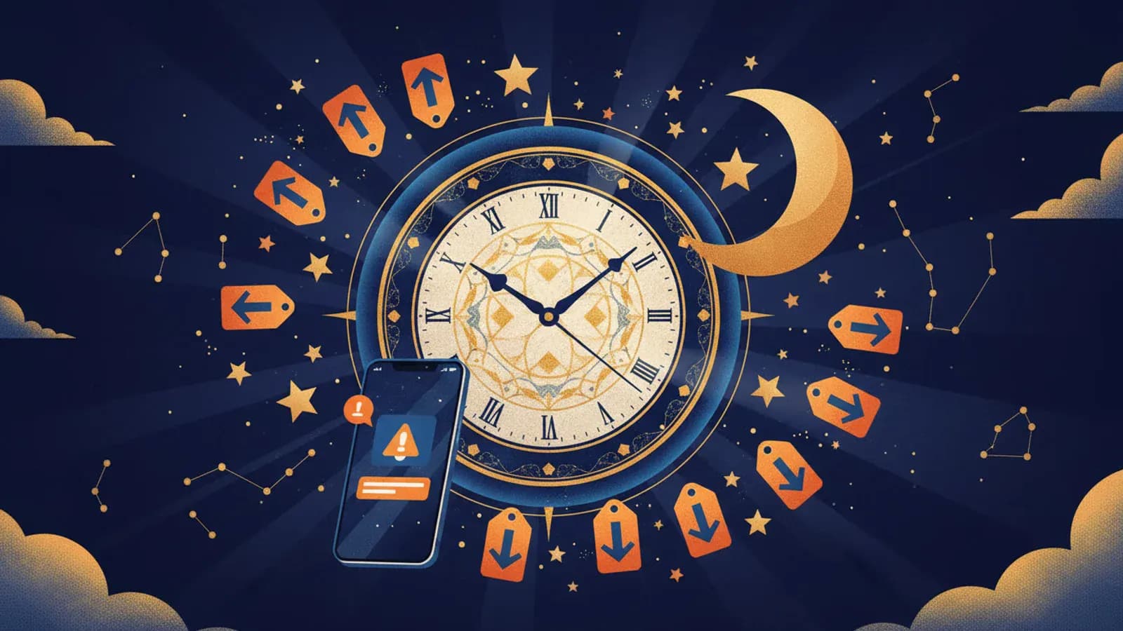 Calendrier marque d un jour Prime Day avec un sac de courses a cote