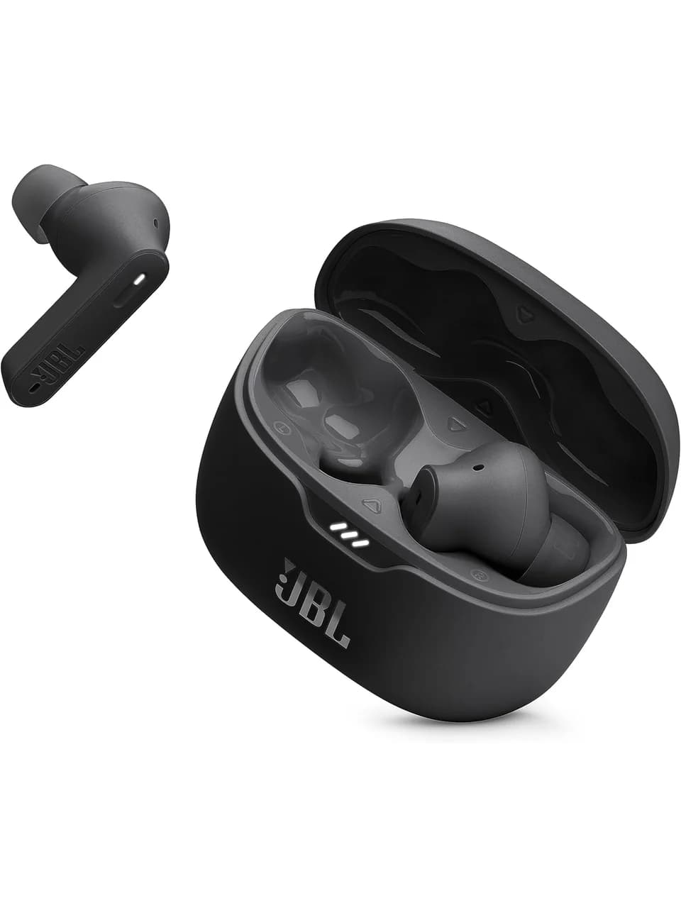 Écouteurs sans fil JBL Tune Beam avec boîtier de charge